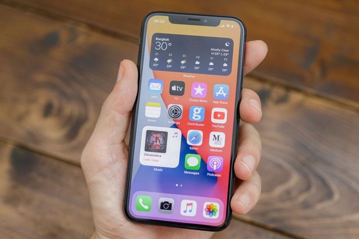 Giao diện của iOS 14.5.