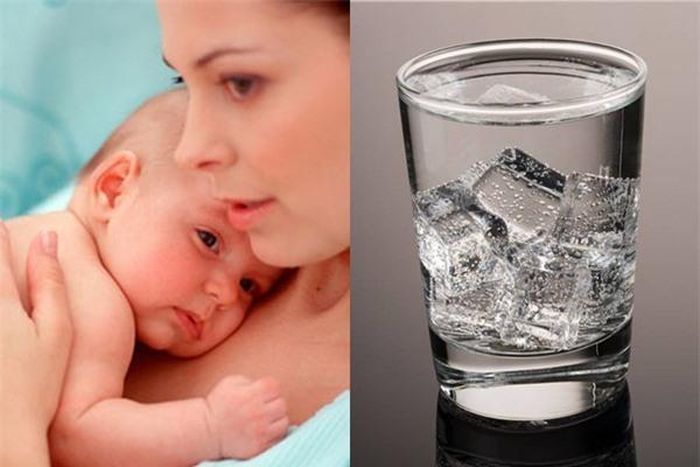 Các bác sĩ khuyến cáo, sau khi sinh xong 1 tháng, sức khỏe dần phục hồi là phụ nữ có thể uống nước đá