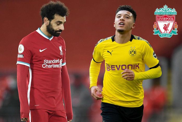 Liverpool muốn thay Salah bằng Jadon Sancho