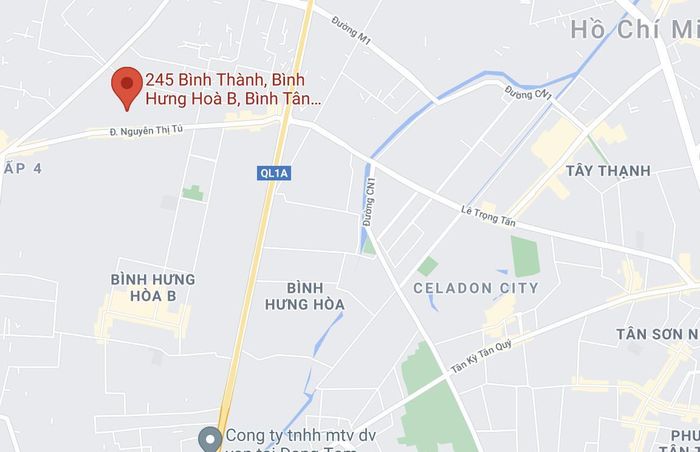 Vụ cháy xảy ra trên đường Bình Thành, quận Bình Tân. Ảnh: Google Maps. 