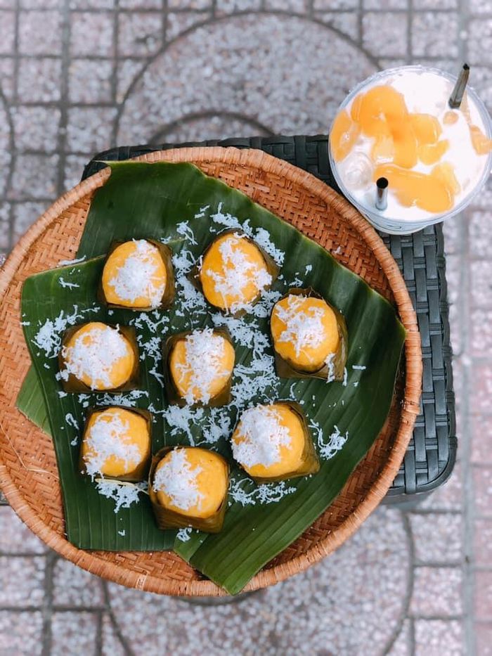 Bánh bò thốt nốt thơm ngon là đặc sản của Châu Đốc. Ảnh: PN PN.