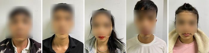 5 đối tượng là nhân viên khách sạn bị phát hiện sử dụng ma túy.