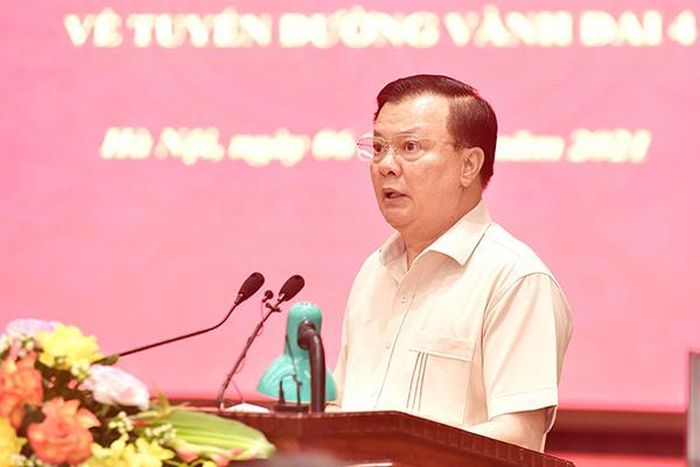 Bí thư Thành ủy Hà Nội Đinh Tiến Dũng. Ảnh: V.Thành
