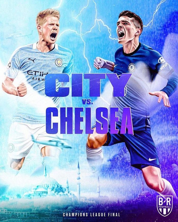 8. Man City vs Chelsea (2020/2021). Vào 2h rạng sáng 30-5 tới theo giờ Việt Nam, Man City và Chelsea sẽ bước vào trận chung kết Champions League toàn Anh, cũng là trận nội bộ thứ 8 của giải đấu. Đây là lần thứ 3 Chelsea vào chung kết, trong khi với Man xanh là lần đầu tiên. Man City được đánh giá cao hơn nhưng HLV Thomas Tuchel chính là điểm tựa để CĐV The Blues tin vào màn đăng quang thứ 2 trong lịch sử đội bóng.
