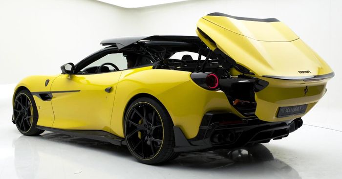 Là một phần không thể thiếu của gói độ, Mansory cũng nâng cấp sức mạnh của động cơ. "Trái tim" V8 3.9L tăng áp kép của Ferrari Portofino được làm lại, bao gồm nâng cấp ECU và hệ thống xả.
