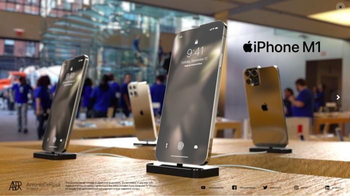 Máy có camera trước được bố trí ẩn dưới màn hình ở trung tâm phía trên màn hình. Trong khi đó, các linh kiện khác cần cho vận hành của điện thoại được bố trí nhô lên ở đỉnh máy. (Ảnh: Antonio DeRosa)