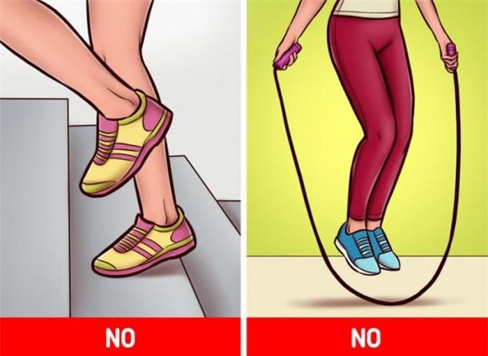 Có một số bài tập, hoạt động có thể khiến bệnh đau khớp gối nghiêm trọng hơn. Đứng quá lâu, squat sai cách hoặc squat quá sâu có thể khiến khớp gối bị đau.