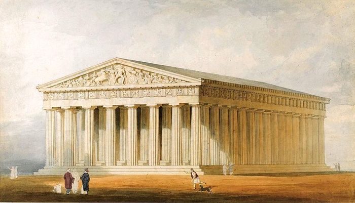 Khi ấy, đế chế Ottoman xảy ra chiến tranh. Theo đó, quân đội Ottoman sử dụng đền Parthenon làm nơi để thuốc súng, bom đạn.