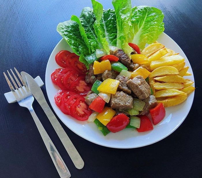  Món ăn có sự pha trộn giữa ẩm thực Việt Nam và phương Tây. Ảnh: _cookingbya96. 