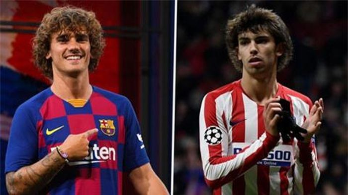 Báo Marca loan tin Griezmann và Felix (trái) đổi chỗ cho nhau.