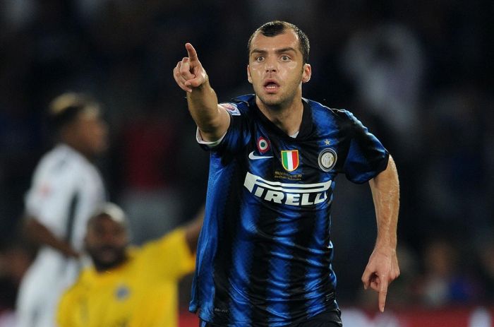  Pandev từng có quãng thời gian tươi đẹp ở Inter Milan. Ảnh: Getty Images. 