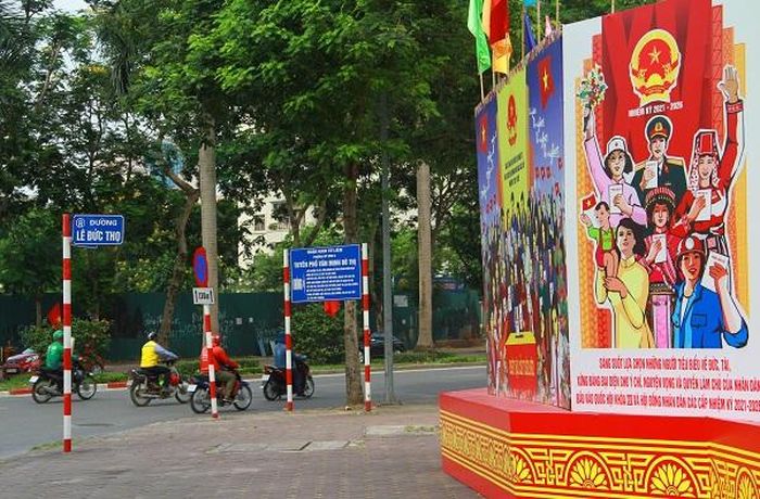 Hà Nội sẵn sàng cho ngày bầu cử. Ảnh: Gia Huy 