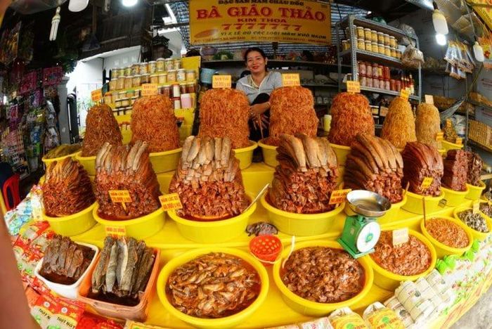 Châu Đốc (An Giang), nơi mệnh danh "vương quốc" mắm. Ảnh: Huỳnh LâmTGTT