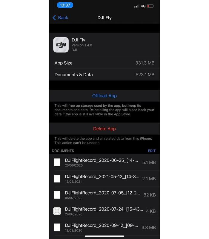 Một số ứng dụng có tùy chọn quản lý bộ nhớ. Ảnh: Zdnet.