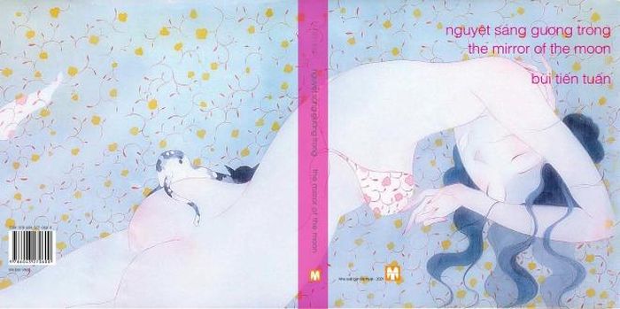 Bìa sách “Nguyệt sáng gương trong” vừa phát hành. Thiết kế bìa: Huỳnh Quang Thọ
