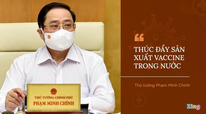  Trong chuyến công tác tại An Giang hôm 9/5, Thủ tướng Phạm Minh Chính đã triệu tập cuộc họp trực tuyến khẩn cấp với 6 tỉnh biên giới Tây Nam khi trong 10 ngày, Việt Nam ghi nhận hàng trăm ca nhiễm. Giao Bộ Y tế tiếp tục nhập, thúc đẩy sản xuất vaccine trong nước, Thủ tướng đồng thời quán triệt không để chính sách này bị chống phá. 