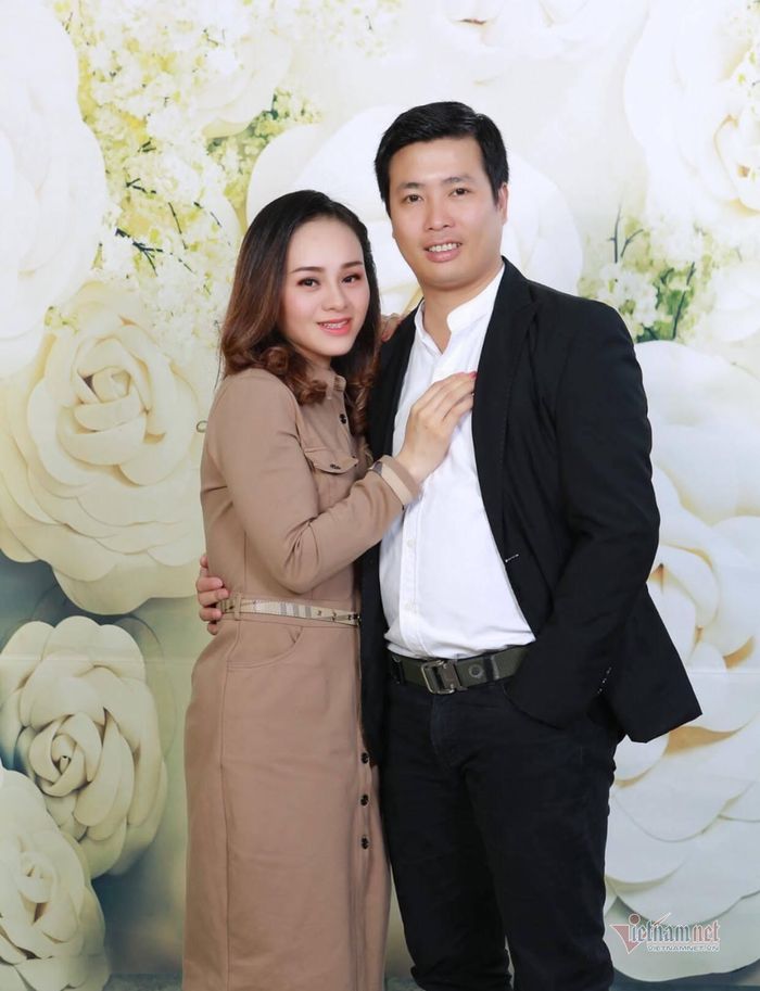 MC Minh Anh và ông xã.