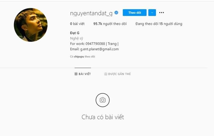 Đạt G bỏ theo dõi và xóa ảnh bạn trai trên mạng xã hội