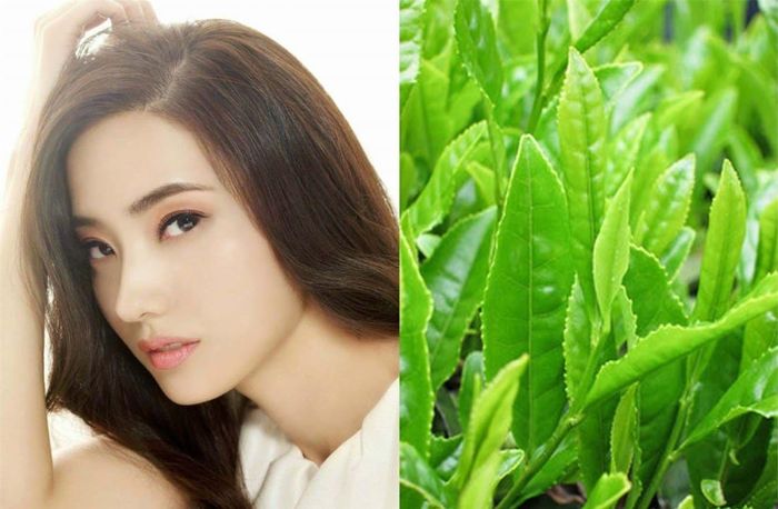 Rửa mặt bằng trà xanh là cách cứu làn da bị cháy nắng.