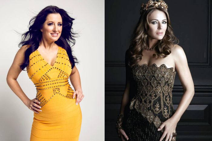  Kerri Parker phải ép cân khi làm thế thân cho Liz Hurley trong The Royals. Ảnh: The Sun. 