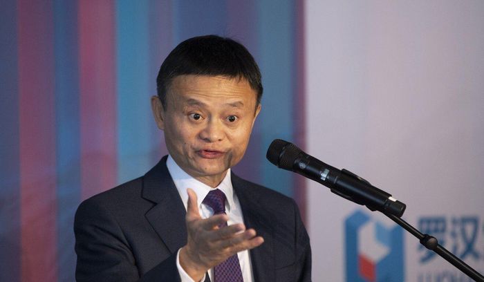 Jack Ma yêu cầu nhân viên thực hiện văn hóa 996. Ảnh: Xinhua.