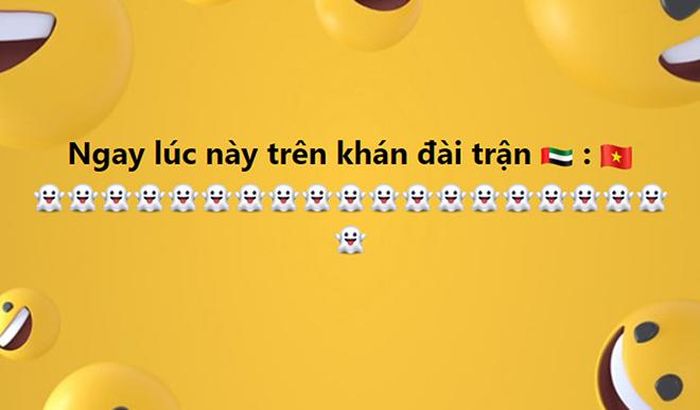 Hình ảnh CĐV UAE khiến các CĐV Việt Nam liên tưởng...