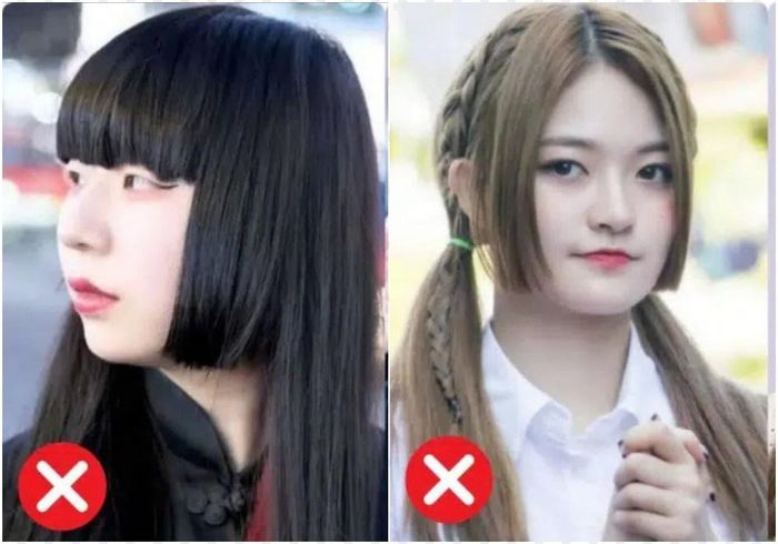 Lưu ý quan trọng dành cho những chị em muốn thử nghiệm mốt tóc này chính là nếu sở hữu gương mặt có cằm ngắn và vuông vức, bạn sẽ tự dìm hàng nhan sắc của mình. Ngoài ra, khi cắt mái, không nên để quá nhiều tóc vì dễ khiến gương mặt trông đơ cứng, kém thanh thoát. 