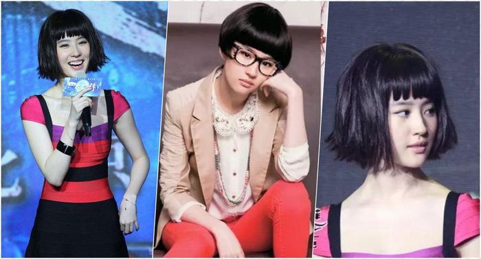 Nhất là những khi để tóc ngắn lại cắt kiểu mái ngố trên chân mày, nhan sắc "thần tiên tỷ tỷ" cũng khó mà cân được. Chính vì vậy mà dân tình đều cho rằng Lưu Diệc Phi tốt nhất không nên tránh xa khỏi các kiểu mái ngố.
