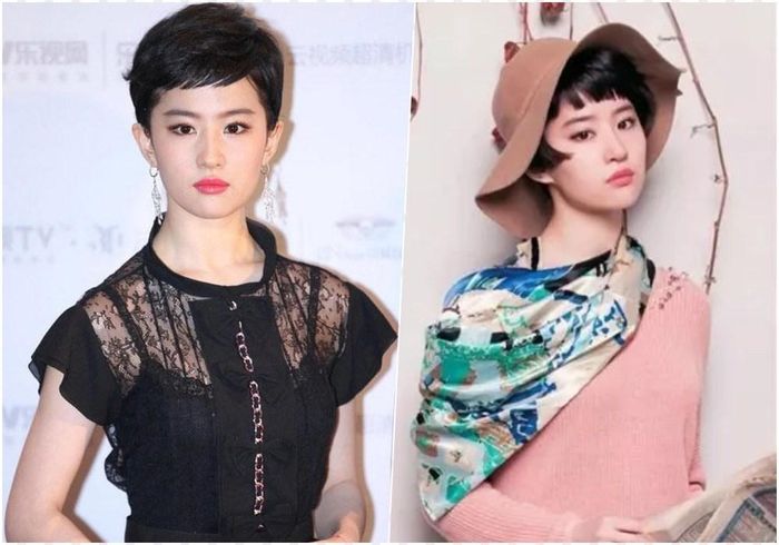 Hiếm hoi trong suốt nhiều năm hoạt động nghệ thuật, Lưu Diệc Phi mới có vài lần chuyển đổi lối tạo hình với tóc ngắn cá tính. Và cứ lần nào theo đuổi mốt tóc này, nữ diễn viên đều bị người hâm mộ chê bai, phản đối. 