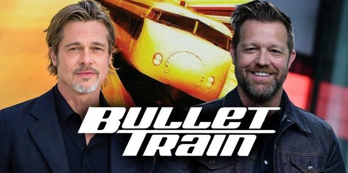 Diễn viên Brad Pitt và đạo diễn David Leitch (phải)