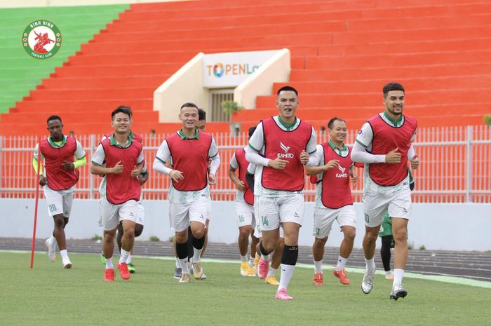 T.Bình Định có điều kiện tập luyện tốt so với nhiều CLB V-League. Ảnh: BDFC