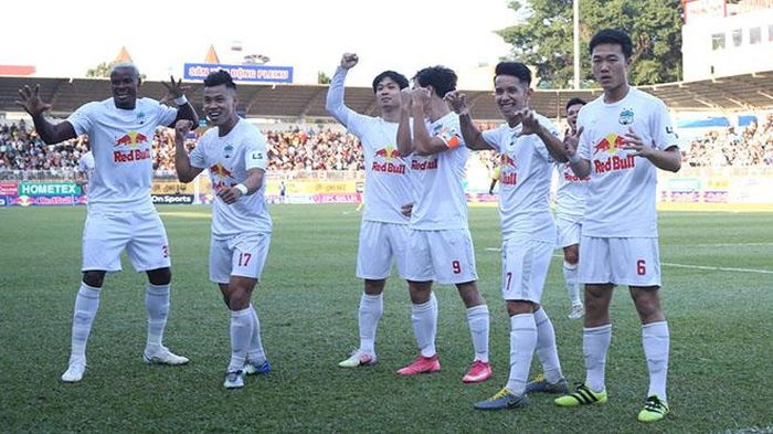 Để có được chỗ đứng ở đội 1 HAGL là thành công lớn với nhiều cầu thủ. Ảnh: VPF