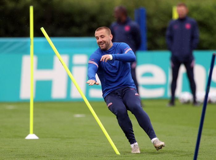  Vai trò của Luke Shaw ở trận gặp Đức sẽ rất quan trọng. Ảnh: Getty. 