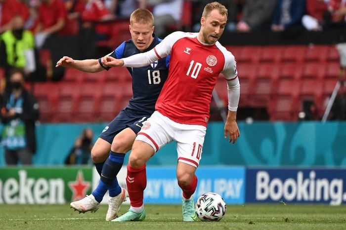 Eriksen gặp vấn đề ở tim trong trận đấu với Phần Lan