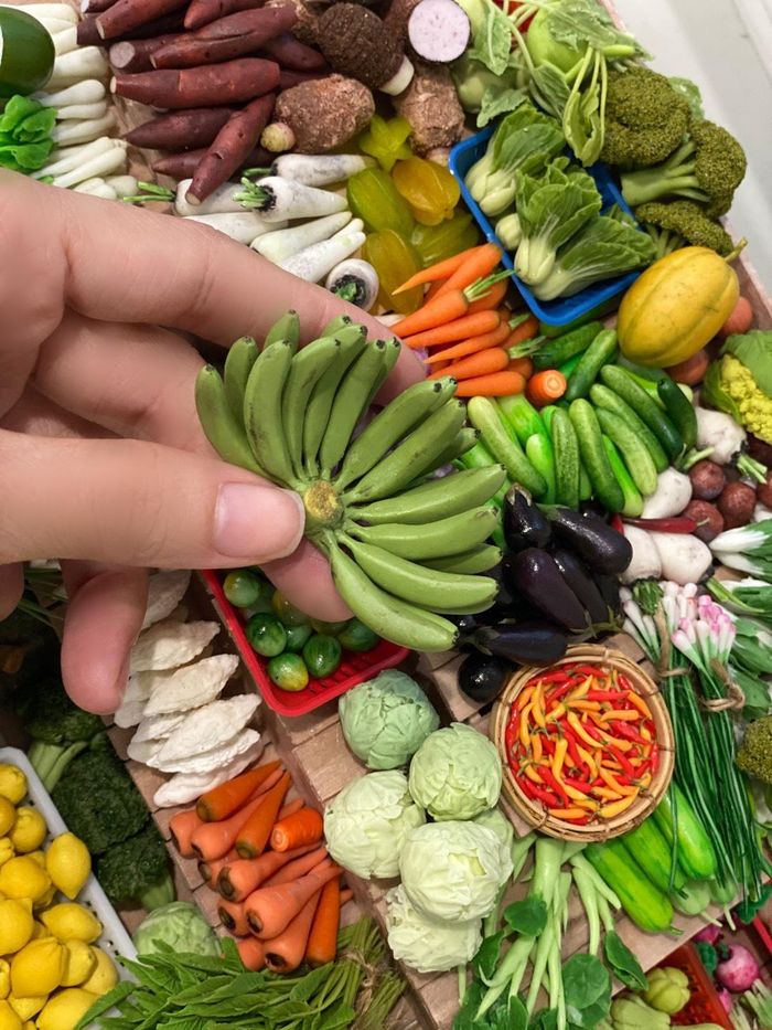 Như Quỳnh đầu tư nhiều thời gian quan sát mẫu vật để mô hình đạt được độ chân thật nhất.