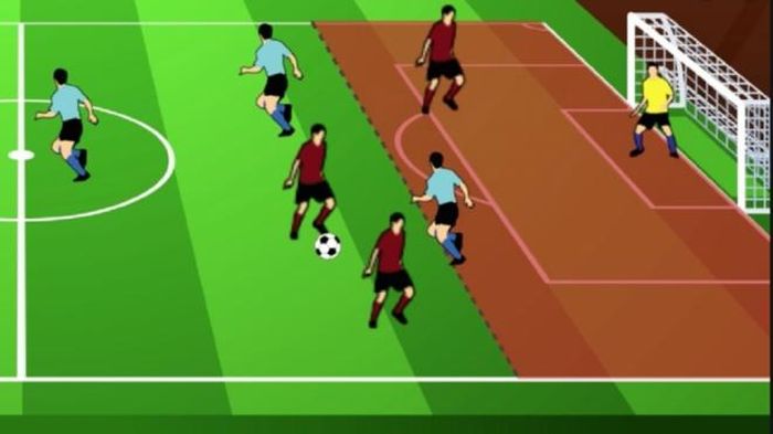 “Việt vị” là một trong những lỗi hay gặp nhất trong bóng đá. Nguồn: Internet