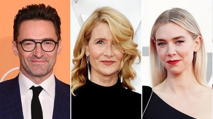 Hugh Jackman, Laura Dern và Vanessa Kirby (từ trái qua). Ảnh: Getty Images