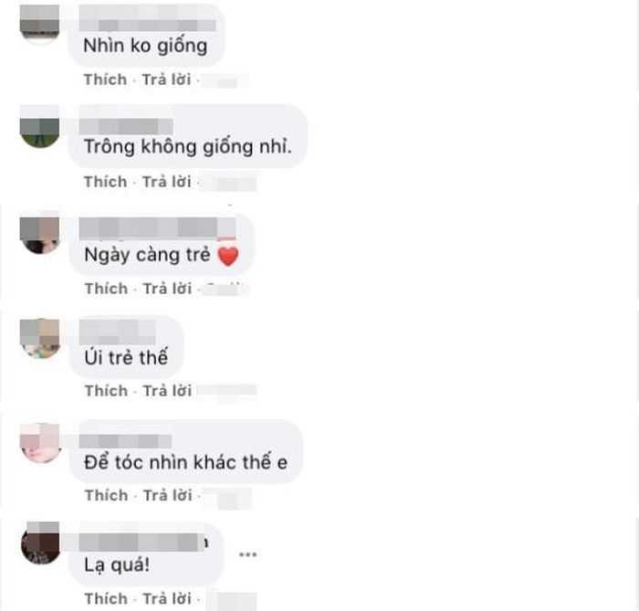 Bên dưới bài đăng hàng chục nghìn like, có rất nhiều fan cũng bất ngờ với diện mạo mới của thần tượng. Người cho rằng trông cô thật trẻ, người lại cho vì tạo kiểu tóc khác nên nhìn Hoàng Thùy Linh không giống ngày thường.