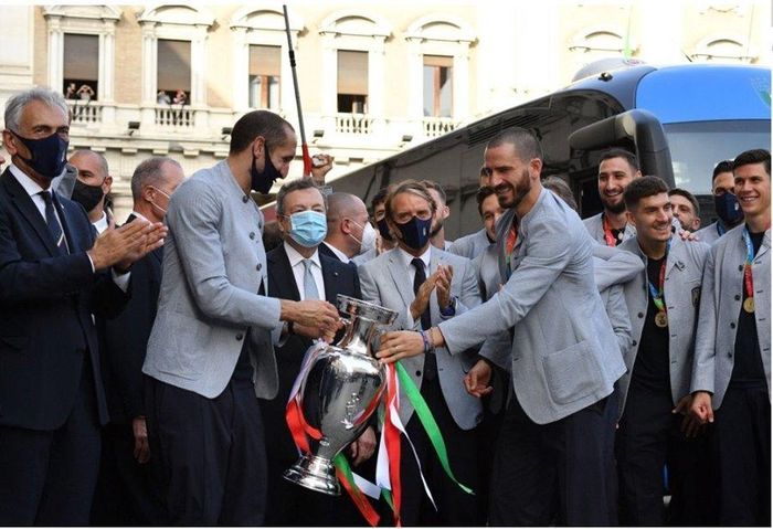 Chiellini và Bonucci luôn ở bên nhau trên sân cỏ lẫn ngoài đời