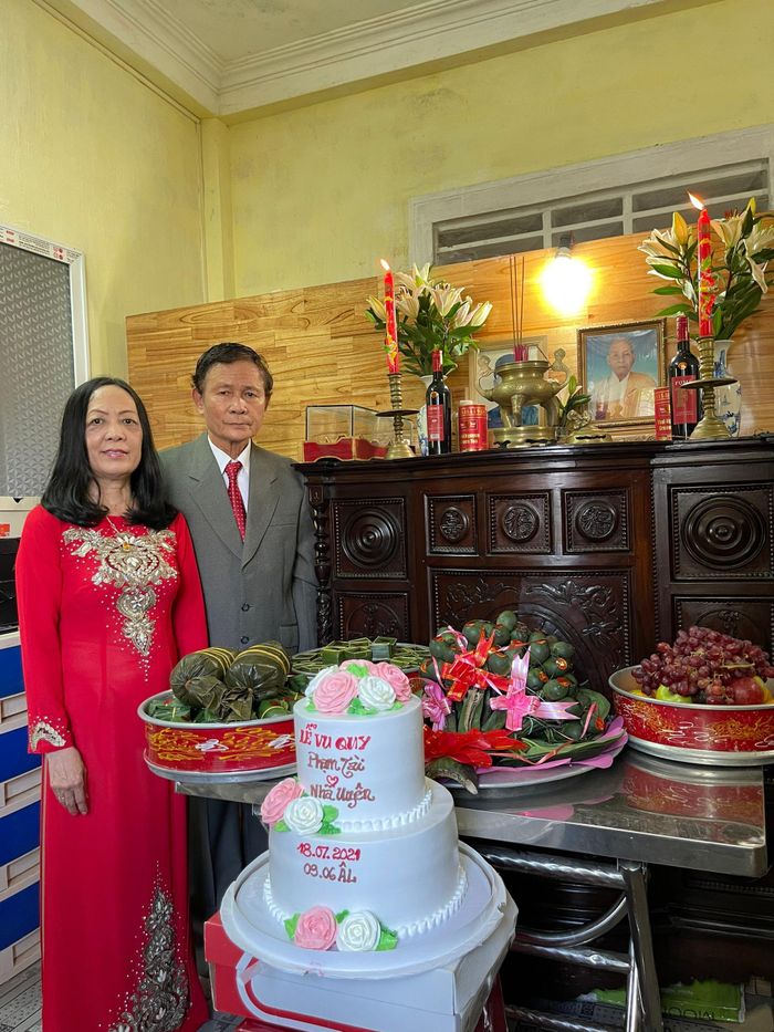 Sính lễ được gửi đến gia đình nhà gái.