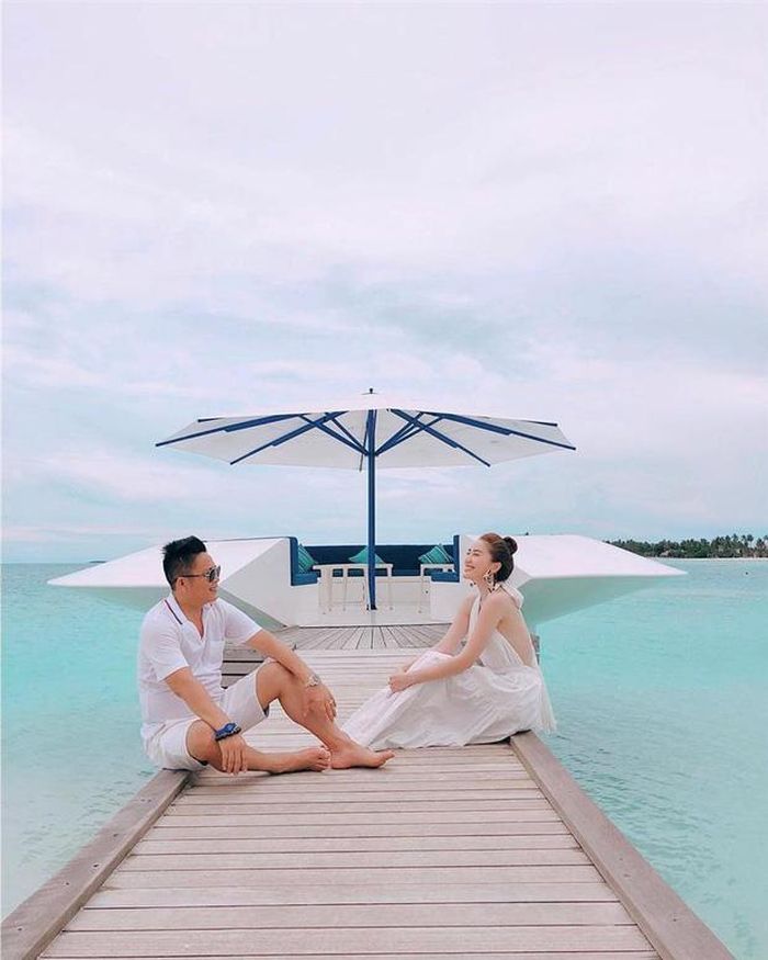 Bảo Thy và chồng đại gia.
