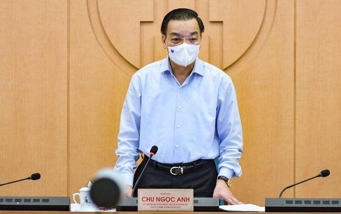Chủ tịch UBND TP Hà Nội Chu Ngọc Anh. Ảnh: Trang thông tin TP. Hà Nội.