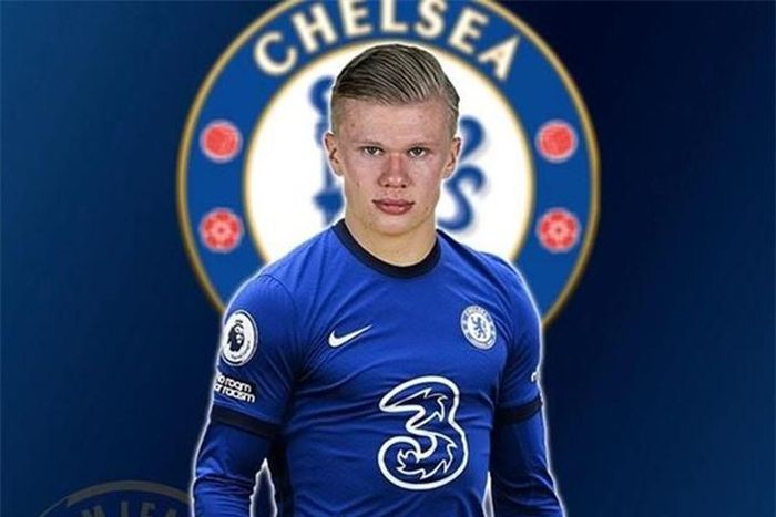Haaland chỉ thuộc về Chelsea nhờ photoshop tính đến thời điểm này