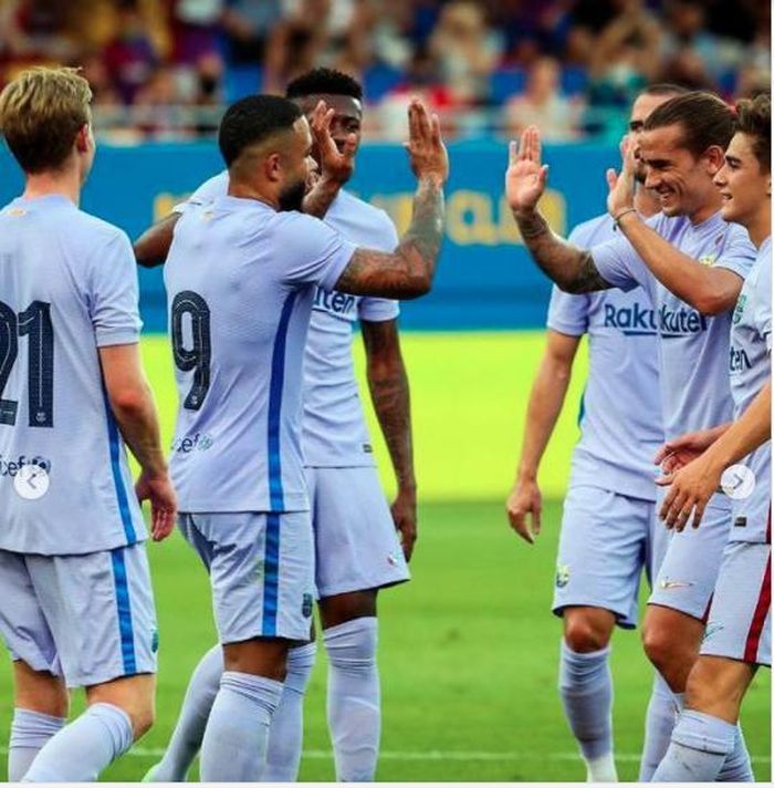 Griezmann tập luyện và thi đấu hết sức chuyên nghiệp trong quá trình chuẩn bị cho mùa giải mới của Barca.