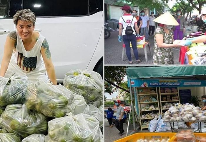 Đàm Vĩnh Hưng có nhiều hoạt động thiện nguyện trong mùa dịch. 