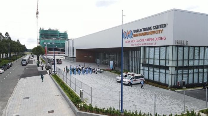Bệnh viện dã chiến số 1 tại Bình Dương.