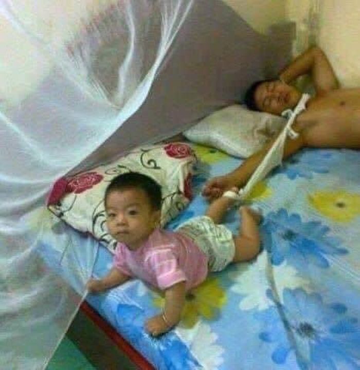 Để các bố chăm con thật sự là một việc mạo hiểm.