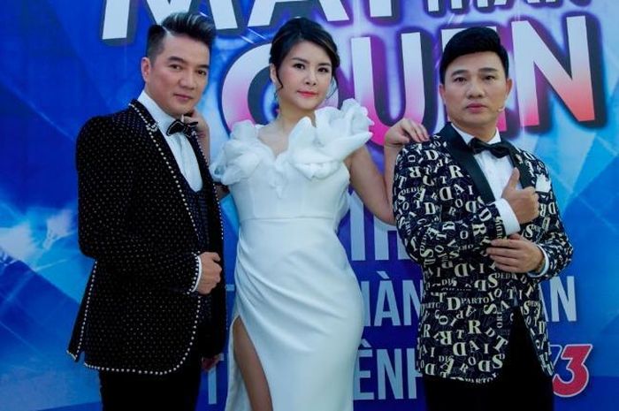NSƯT Kim Oanh từng ngồi ghế nóng với các "sao": Đàm Vĩnh Hưng, Quang Linh (Ảnh: Internet)