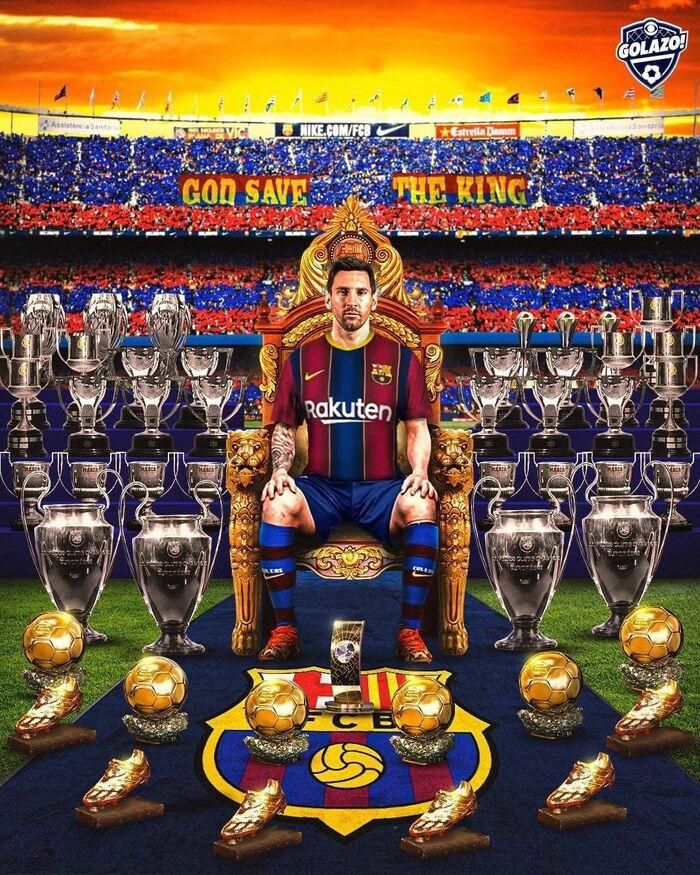 Messi là huyền thoại của Barca.