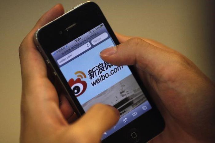 Một lãnh đạo cấp cao của Weibo vừa bị bắt. Ảnh: Reuters.
